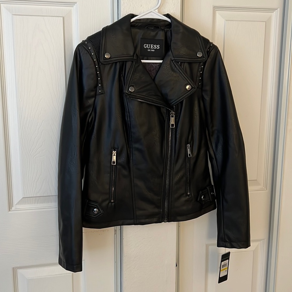 Guess Leather Jacket - New with tags
